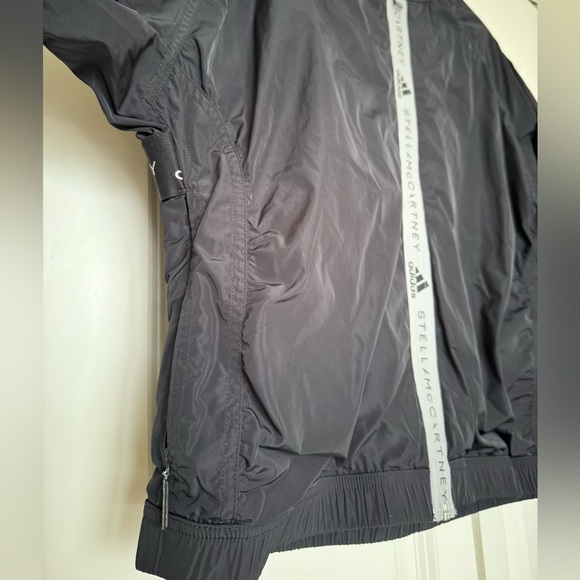 Adidas by Stella McCartney Black Bomber Jacket Size 40 - Picture 7 of 10